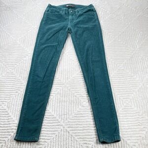 Levi's 535 Legging Women's 7M Corduroy Teal Preppy Boho Street Every Day Winter
